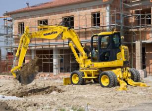 Kolová rypadla Komatsu PW118MR-8