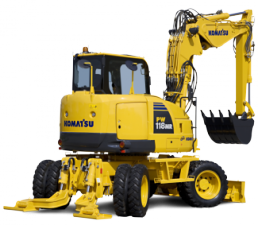 Kolová rypadla Komatsu PW118MR-8