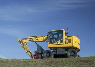 Kolová rypadla Komatsu PW148-10