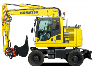 Kolová rypadla Komatsu PW148-10