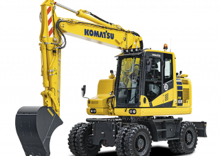 Kolová rypadla Komatsu PW158-11E0