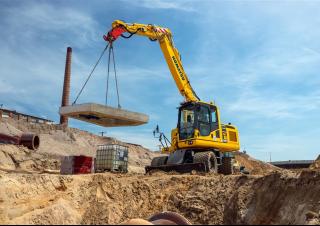 Kolová rypadla Komatsu PW160-10