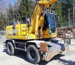 Kolová rypadla Komatsu PW160-7E0