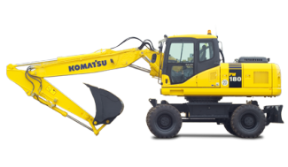 Kolová rypadla Komatsu PW180-7E0