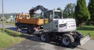 Kolová rypadla Terex TW 85