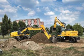 Kolová rypadla New Holland WE170B pro