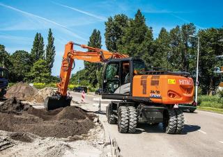 Kolová rypadla Hitachi ZX170W-6