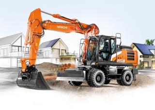 Kolová rypadla Hitachi ZX220W-7