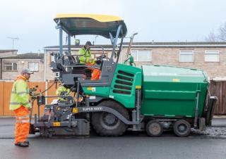 Kolové finišery Vögele Super 1003