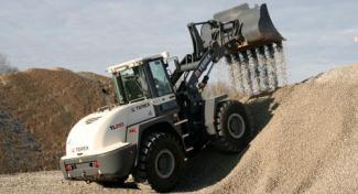 Kolové nakladače Terex TL 210