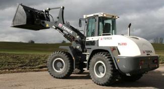 Kolové nakladače Terex TL 210