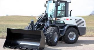 Kolové nakladače Terex TL 80