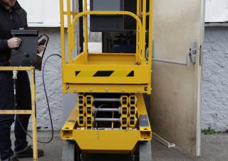 Nůžkové pracovní plošiny Kolové nůžkové plošiny Haulotte Optimum 8