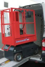 Teleskopické pracovní plošiny Sloupové pracovní plošiny Bravi Leonardo HD