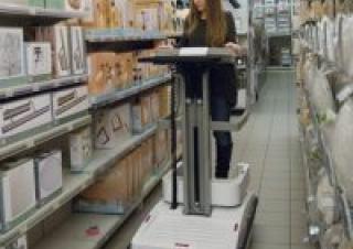 Teleskopické pracovní plošiny Sloupové pracovní plošiny Bravi Spin-Go 