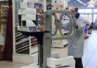 Teleskopické pracovní plošiny Sloupové pracovní plošiny Bravi Spin-Go 