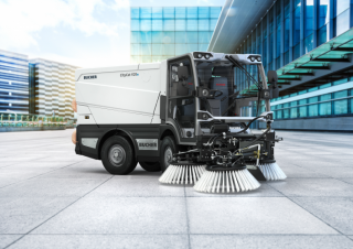 Technika pro letní údržbu Pouliční zametače Kompaktní zametače Bucher-Schörling CityCat V20e
