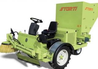 Technika pro letní údržbu Pouliční zametače Kompaktní zametače Storti Sweeper
