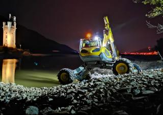 Kráčející rypadla Menzi M545