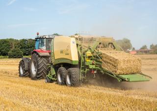 Lisy na hranolové balíky + Lisy na obří balíky Krone Big Pack 1290 XC