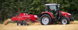 Lisy na hranolové balíky + Lisy na obří balíky Massey Ferguson MF 1840