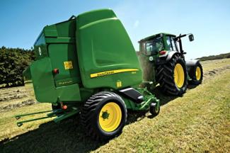 Lisy na válcové balíky John Deere 864