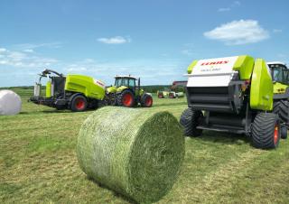 Lisy na válcové balíky Claas Rollant 455 RC Uniwrap 