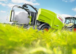 Lisy na válcové balíky Claas Rollant 455 RC Uniwrap 