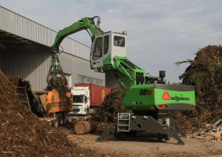 Manipulátory s materiálem Sennebogen 821M E 