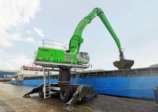 Manipulátory s materiálem Sennebogen 855M E Hybrid  