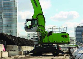 Manipulátory s materiálem Sennebogen 855M E Hybrid  
