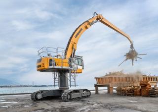 Manipulátory s materiálem Liebherr LH 50 C High Rise Industry Litronic