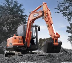 Kolová rypadla Doosan DX 55