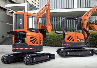 Minirypadla Doosan DX30Z