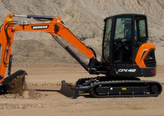 Minirypadla Doosan DX42-5K