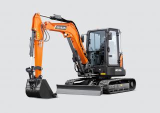 Minirypadla Develon DX55R-7