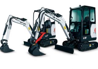 Minirypadla Bobcat E17