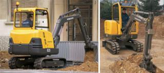 Minirypadla Volvo EC25