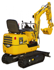 Minirypadla Komatsu PC09-1 STD
