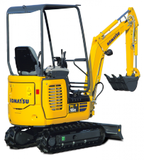 Minirypadla Komatsu PC16R-3