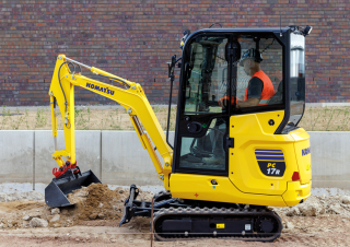 Minirypadla Komatsu PC17R-5