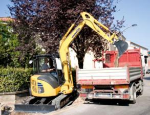 Minirypadla Komatsu PC55MR-3