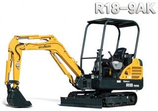 Minirypadla Hyundai R18-9AK