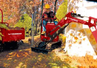 Minirypadla Yanmar SV08-1C