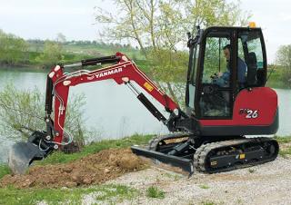 Minirypadla Yanmar SV26