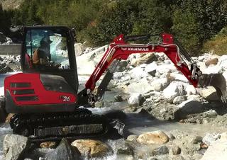 Minirypadla Yanmar SV26
