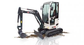 Minirypadla Terex TC 19 Z