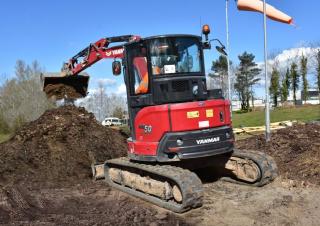 Minirypadla Yanmar ViO50-6B