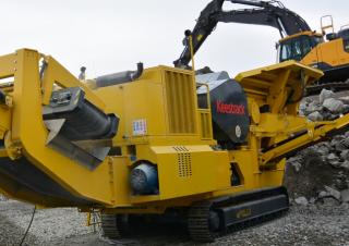 Mobilní čelisťové drtiče Keestrack B4
