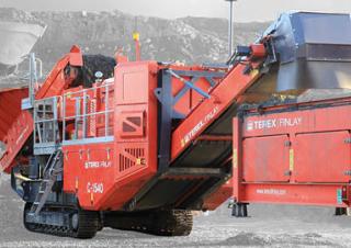 Mobilní čelisťové drtiče Terex-Finlay C 1540